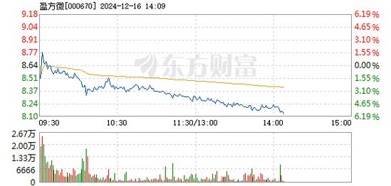 盈方微12月27日快速上涨