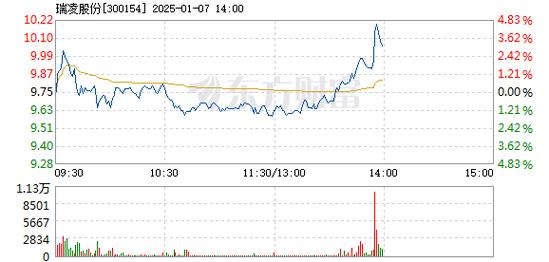 派瑞股份1月7日快速上涨