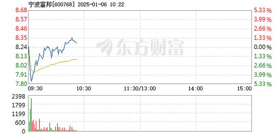 宁波富邦1月6日快速反弹