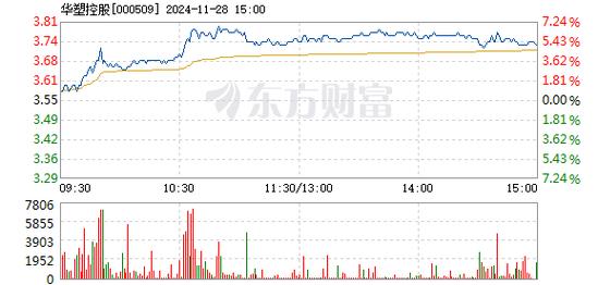 华塑科技1月3日快速反弹