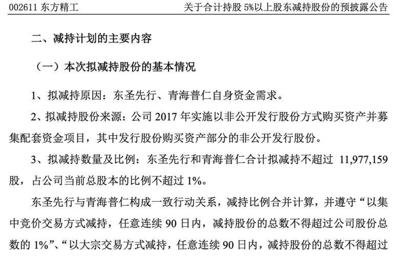 达利凯普股东磐信投资计划减持不超过1800万股