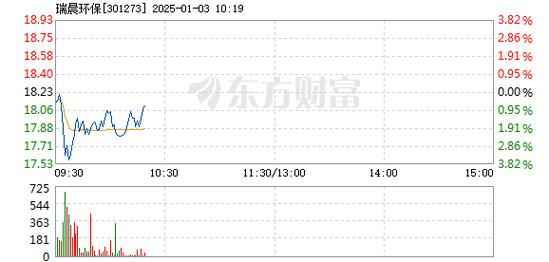 瑞晨环保1月7日快速上涨